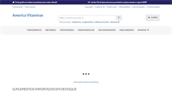 Desktop Screenshot of americavitaminas.com
