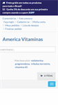 Mobile Screenshot of americavitaminas.com
